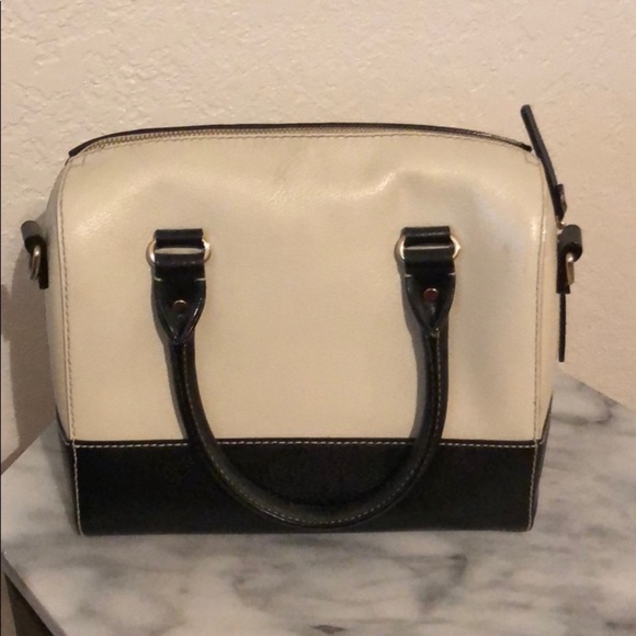 Kate Spade Black Porcelain Leather Satchel - Picture 3 of 3